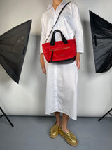 Bolso Rojo Asas Negras