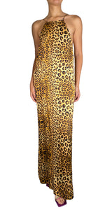 Vestido Animal Print de Seda