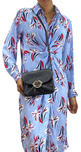 Bandolera Cuero Negro