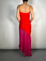 Vestido Bicolor Viscosa