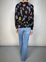 Sweater Delgado Fibras Metalizadas