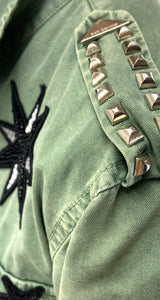 Chaqueta Denim Verde