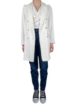 Chaqueta Tweed sin Mangas