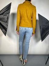 Chaqueta De Escote Amarilla