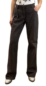 Pantalón Denim Café