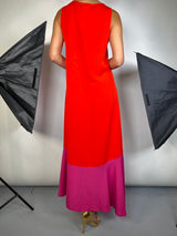Vestido Maxi Bicolor