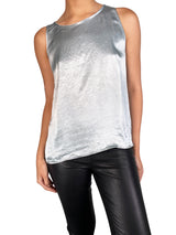 Blusa Celeste Platinada