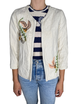 Chaqueta Aves Tejida