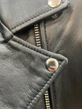 Chaqueta Cuero Negro