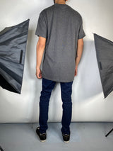 Polera Heather Logo Tee