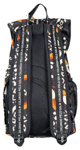 Mochila Negra Estampada