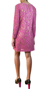 Vestido Encaje Rosado