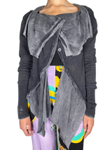 Sweater Gris Diseño Envejecido