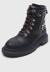 Botín Negro Desigual