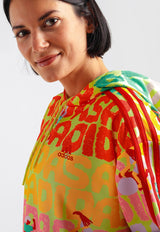 Polerón adidas performance FARM HOODIE Multicolor - Calce Regular