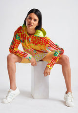 Polerón adidas performance FARM HOODIE Multicolor - Calce Regular