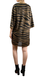 Túnica Jacquard Café