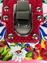 Cartera Mayólica Floral Lucia Y Fular De Seda