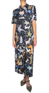 Vestido Camisero Estampado Animals