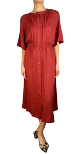 Vestido Camisero Terracota