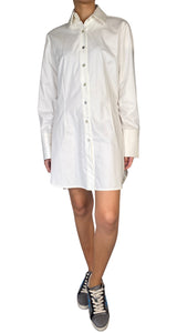 Vestido Tipo Camisero Blanco