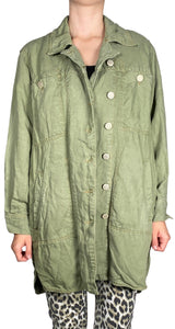 Chaqueta Jeans Verde