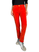 Pantalon Cotele Rojo