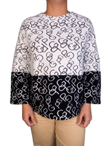 Polerón Monogram PLUSE SIZE