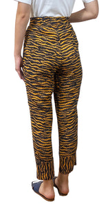 Pantalón Estampado Mostaza