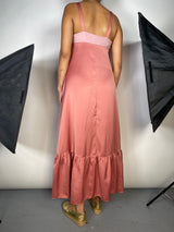 Vestido Maxi Rosa Vuelos