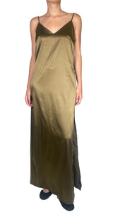 Vestido Tirantes Verde Oliva