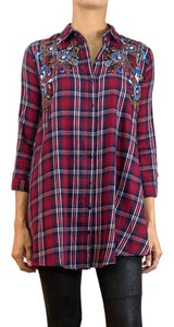 Blusa Cuadrille Mostacillas