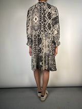 Vestido Mini Estampado B&W