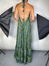 Vestido Seda Estampado