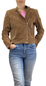 Chaqueta Cuero Café