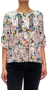 Blusa Seda Estampada