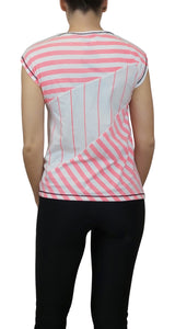 Polera Rayas Rosada