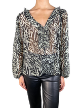 Blusa Estampada Vuelos