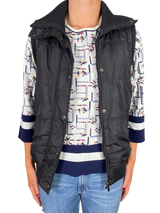 Parca Sin Mangas Negra