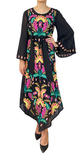 Vestido Bordado Multicolor