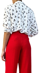 Blusa Blanca Corazones