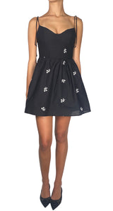 Vestido Estampado Bordado