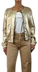 Chaqueta Bomber Dorada