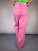 Jeans Roses New Pink