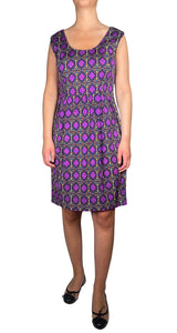 Vestido Estampado Morado.