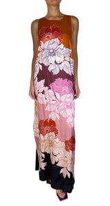 Vestido De Flores Espalda Cruzada