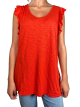 Polera Roja Sin Mangas