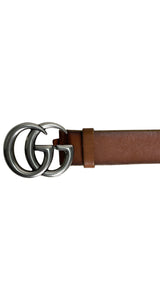 Cinturón Gucci Café