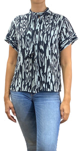 Blusa Botones Estampada