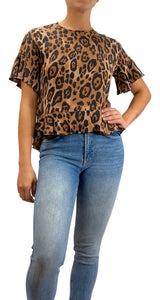 Blusa Seda Animal Print
